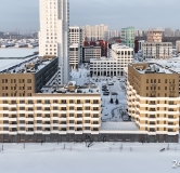 Ход строительства дома № 1046, ГП-1, этап 2 в ЖК Скандиа. Квартал в Комарово Парк -