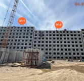 Ход строительства дома 27 в ЖК Авиатор (Авиатоr) -