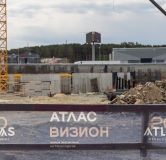 Ход строительства дома 1 в ЖК Атлас Визион -