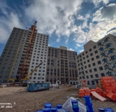 Ход строительства дома 5, секция 3.6, 3.7, 3.8 в ЖК Красное Яблоко -
