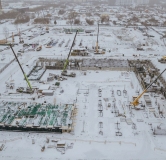 Ход строительства дома 10, корпус 1 в ЖК Остров-сад -