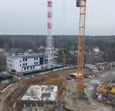 Ход строительства дома 2 в ЖК Лес -