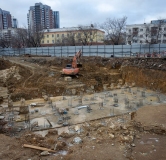 Ход строительства дома 2 в ЖК Азина 16 -