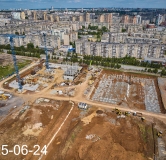 Ход строительства дома 3.1 в ЖК Клевер -