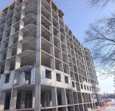 Ход строительства дома 140Б, 2 этап (поз.3) в ЖК Оникс -