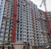 Ход строительства дома Литер 1.2 в ЖК Сан Хиллз Ольгинка (Sun Hills Olginka) -