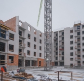 Ход строительства дома № 47, 1 этап в ЖК Ривьера -