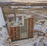 Ход строительства дома № 1, квартал 4 в Макрорайон Амград -