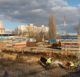 Ход строительства дома Позиция 3,4 в ЖК Октябрьский квартал -