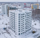 Ход строительства дома ГП-1 в ЖК Краснолесье -
