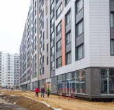 Ход строительства дома 3 в ЖК Life-Лесная -