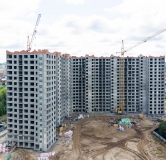 Ход строительства дома 25, корпус 3 в ЖК Хито -