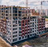 Ход строительства дома 33 в ЖК Новое Колпино -