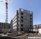Ход строительства дома 3А.1 в ЖК ЛСР.Большая Охта -