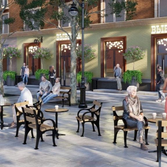 На ул. Сержантова в Ростове-на-Дону высадят платаны и установят арт-объекты в 2022 году