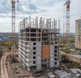 Ход строительства дома 3.2.2 в ЖК Остров на Норильской -