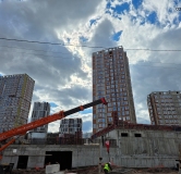 Ход строительства дома литер 18 в ЖК Холмогоры -