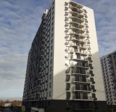 Ход строительства дома 17 в ЖК Лугометрия -