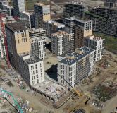 Ход строительства дома Литер 13, 4 очередь в ЖК Народные Кварталы -