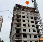 Ход строительства дома 2 в ЖК Лотос -