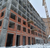 Ход строительства дома 1 в ЖК Северный -