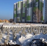 Ход строительства дома 5.7 в ЖК ЭКО-квартал на Кедровой -