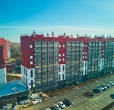 Ход строительства дома 47 в ЖК Вишневая Горка -