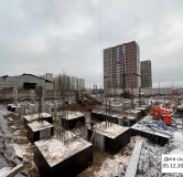 Ход строительства дома 5, 3 этап в ЖК Quatro -