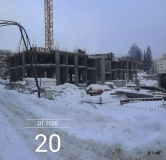 Ход строительства дома 7 в ЖК Истории -