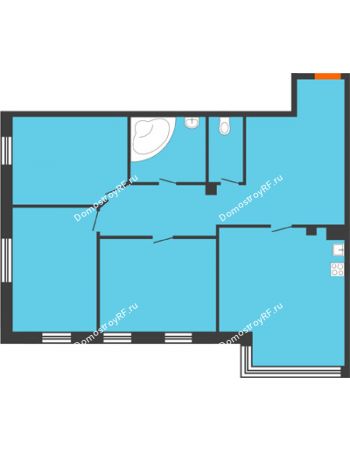 3 комнатная квартира 115,4 м² - КД Green Вита (Грин Вита)