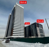Ход строительства дома 73-1-4 в ЖК Компас -