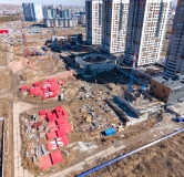 Ход строительства дома 2, 5 этап в ЖК Чижи -