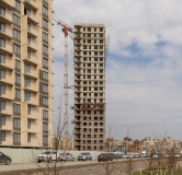 Ход строительства дома 9, корпус 9 в ЖК Юнтолово -