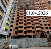 Ход строительства дома 3 в ЖК Некрасовский -