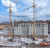 Ход строительства дома № 3.3, блок 1-3 в ЖК Мята -
