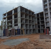 Ход строительства дома 30Б, секция 2 в ЖК Челны Сити -