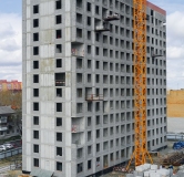 Ход строительства дома № 9, корпус 1 в ЖК По ул. 70 лет Октября -