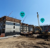 Ход строительства дома 2 в ЖК Новые Горизонты на Советской -