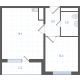 1 комнатная квартира 39,5 м² в ЖК Левенцовка парк, дом Корпус 8-12.2 - планировка