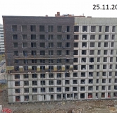 Ход строительства дома 18-19 Марципан в ЖК СМАРТ квартал Пряничная слобода -