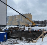 Ход строительства дома № 3Б в ЖК Подкова на Гагарина -
