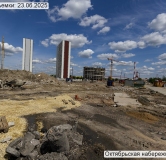 Ход строительства дома корпус 3.3 в ЖК Октябрьская Набережная -