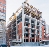 Ход строительства дома 26 в ЖК По ул. Пушкина -