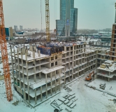 Ход строительства дома 1.1 в ЖК Меридиан -