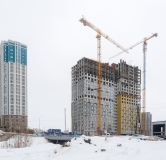 Ход строительства дома 1 в ЖК Страна -