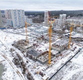 Ход строительства дома 1 в ЖК Береговой -