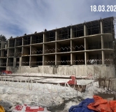 Ход строительства дома 2 в ЖК Лес -