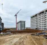 Ход строительства дома № 1 в ЖК GloraX Новинки -