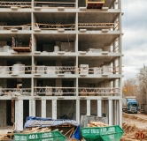 Ход строительства дома корпус 2 в ЖК Сиберово -