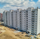 Ход строительства дома 1 в ЖК Парковый -